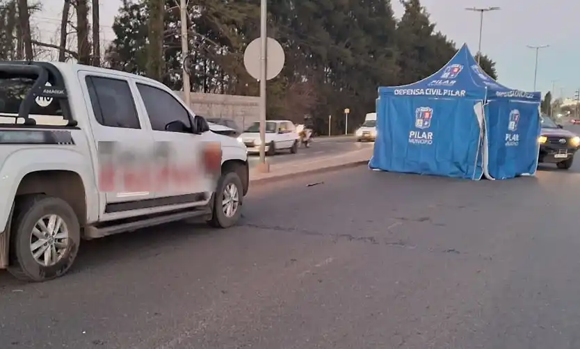 Un hombre murió al ser embestido por una camioneta en la Ruta 25