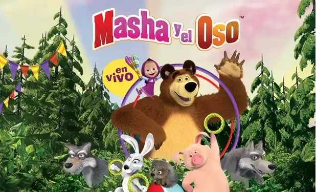Llega el show oficial de "Masha y el Oso"