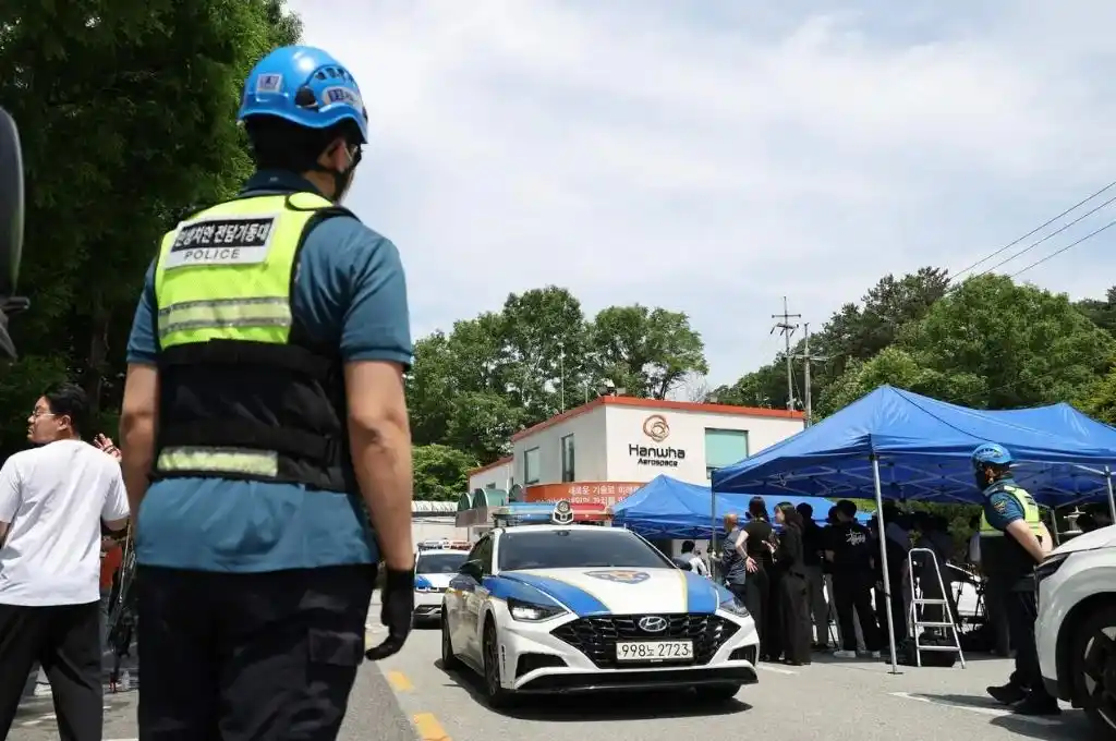 Explosión en una planta aeroespacial