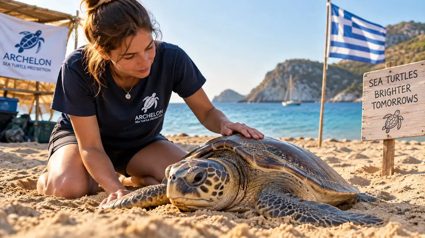 Buscan voluntarios para cuidar tortugas marinas en Grecia sin experiencia previa