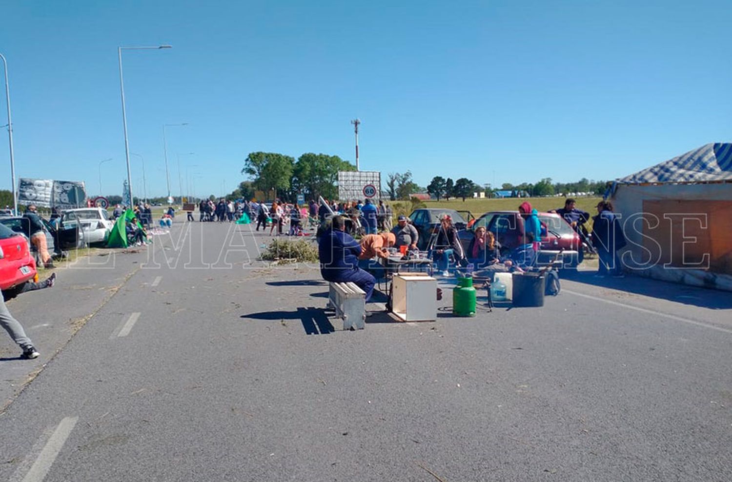 Corte en la autovía 2: "No somos los culpables de este corte"