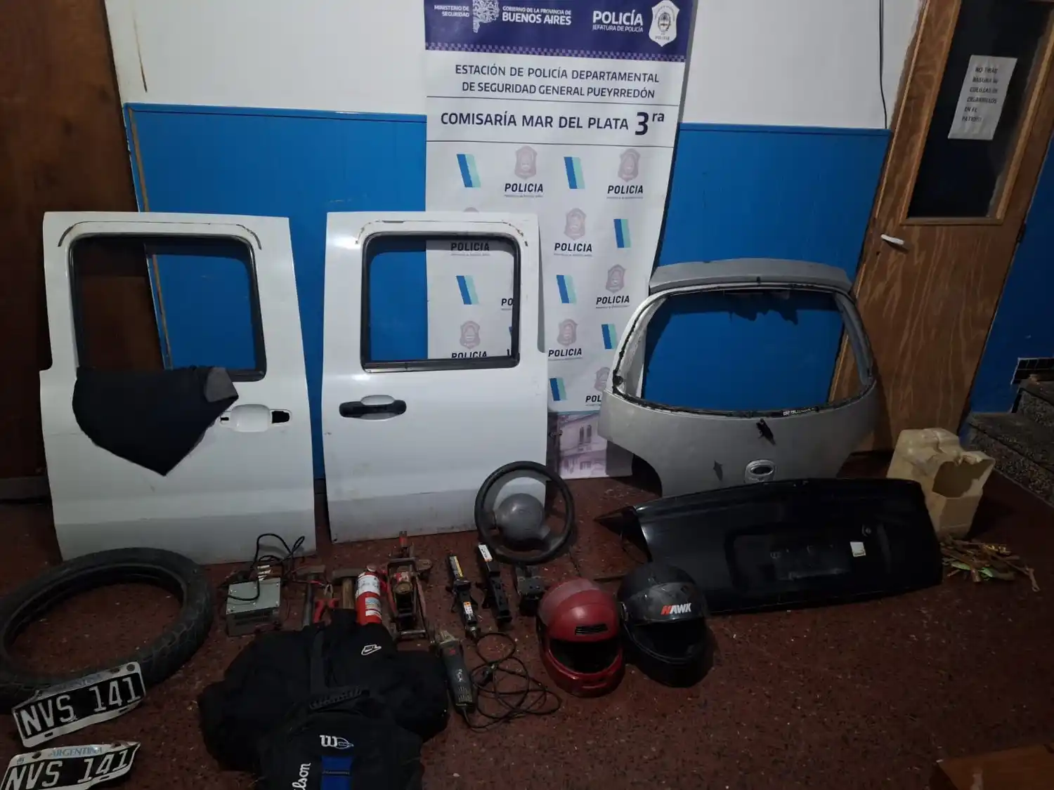 Desbaratan aguantadero de vehículos robados y autopartes en Mar del Plata