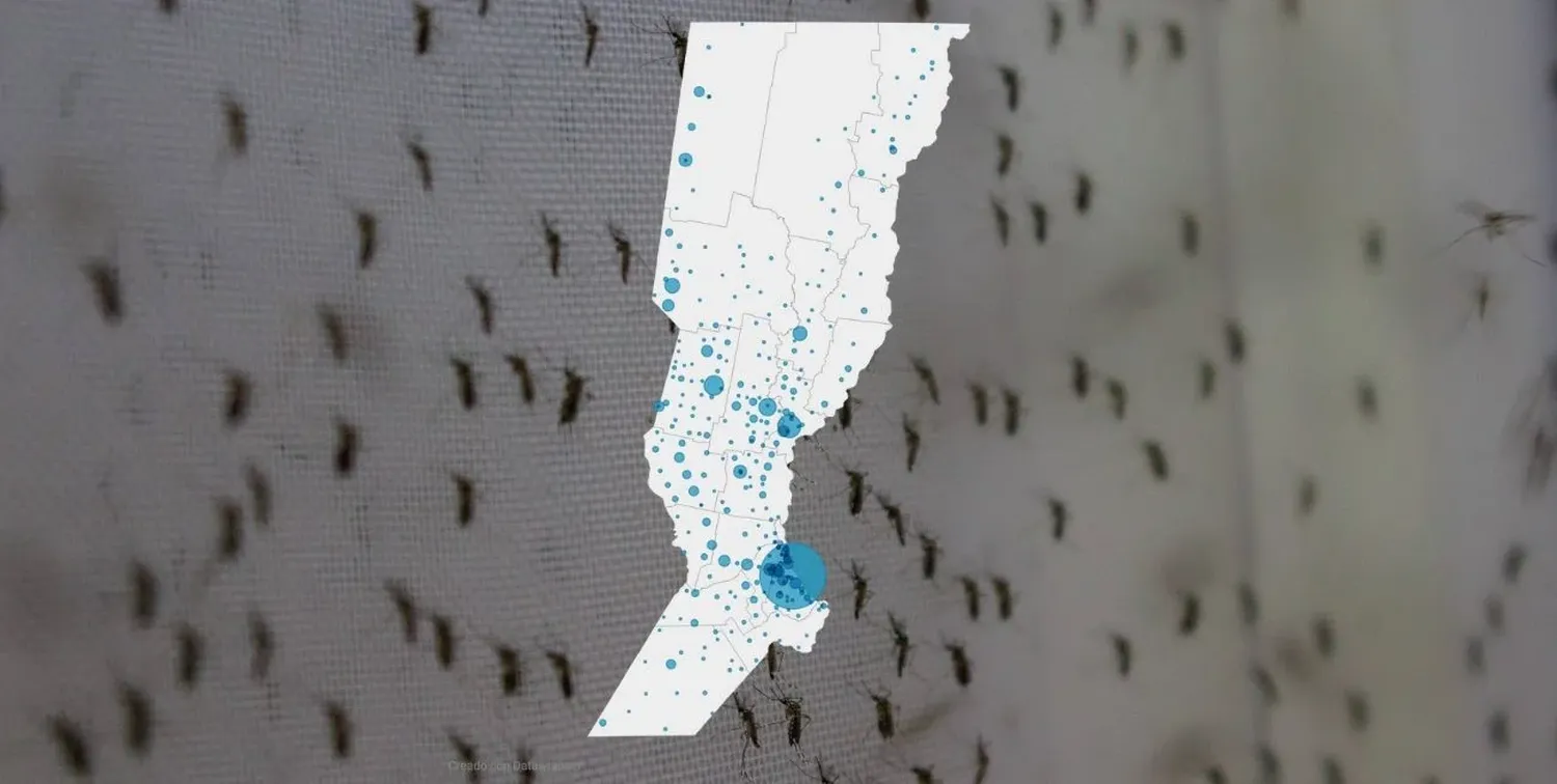 Los contagios se registraron en 294 localidades de los 19 departamentos.