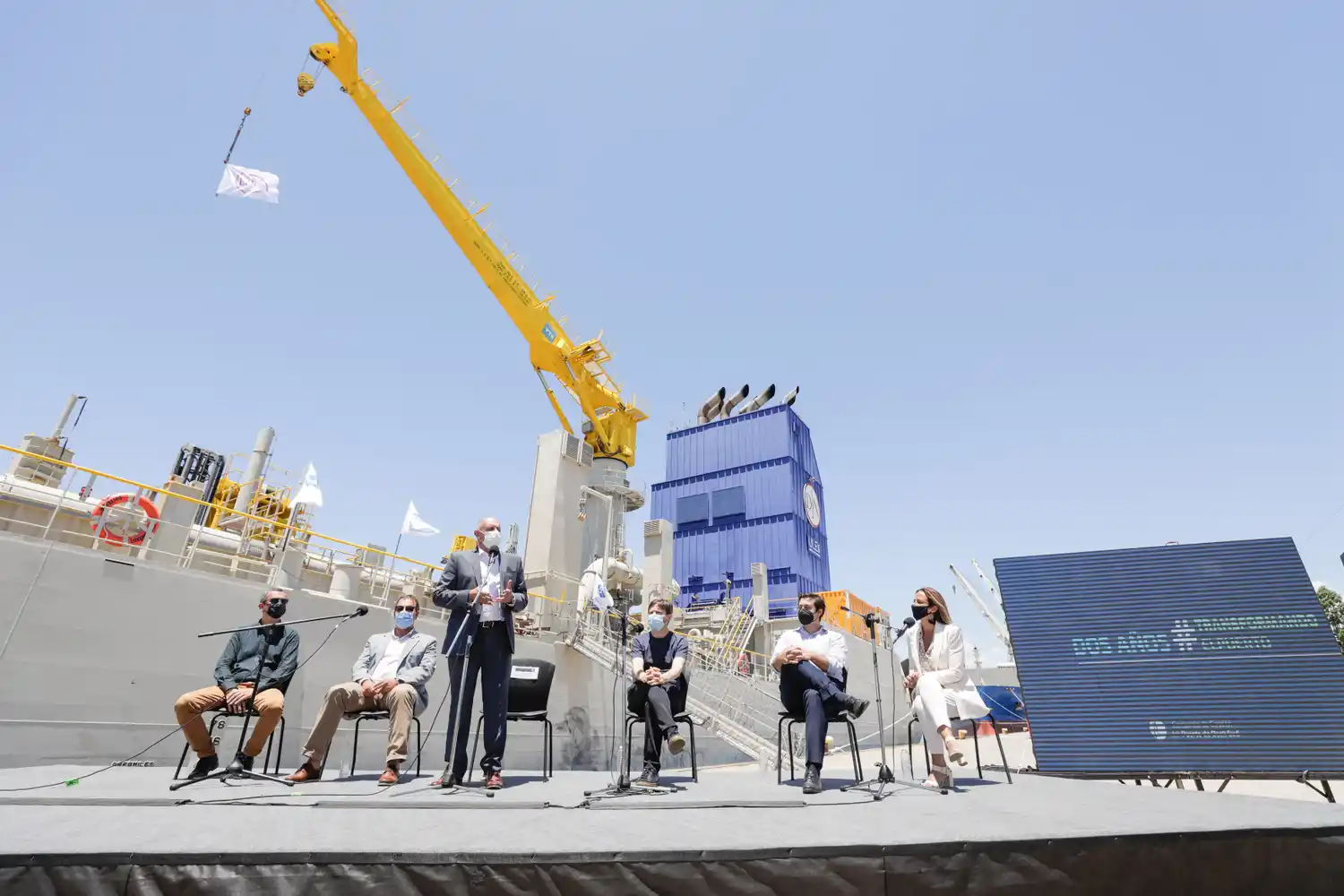 Después de 30 años iniciaron las obras de dragado del Puerto de Dock Sud