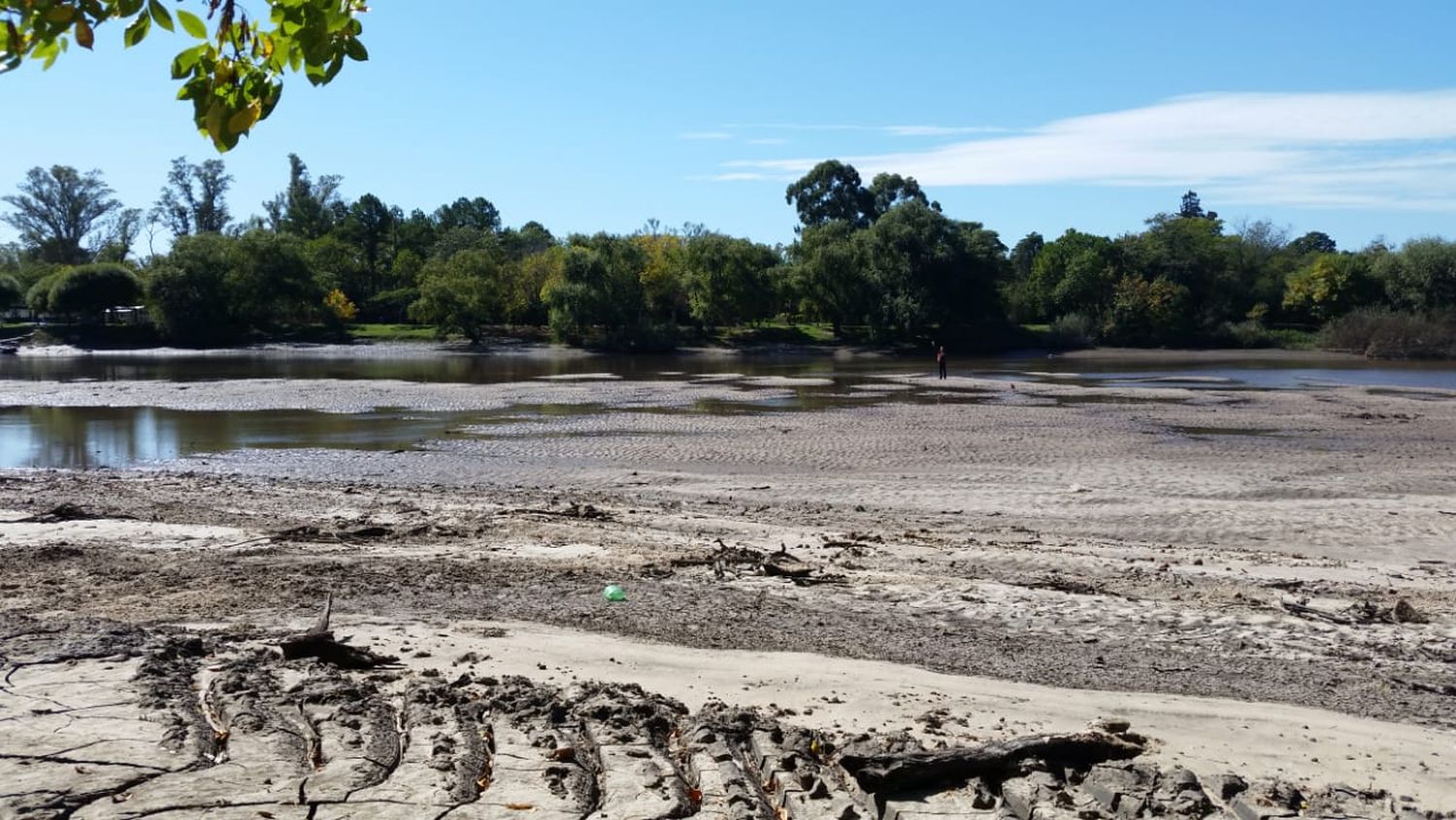  Pronunciada bajante del río Gualeguaychú