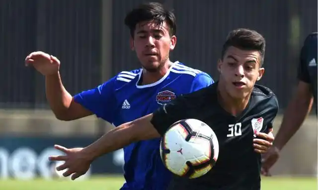 Un equipo alternativo de River le hizo 5 goles a un combinado local de Estados Unidos