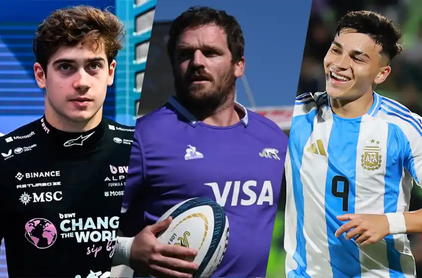 Clasifica Colapinto, juegan Los Pumas y la selección sub-20: la agenda deportiva de este sábado