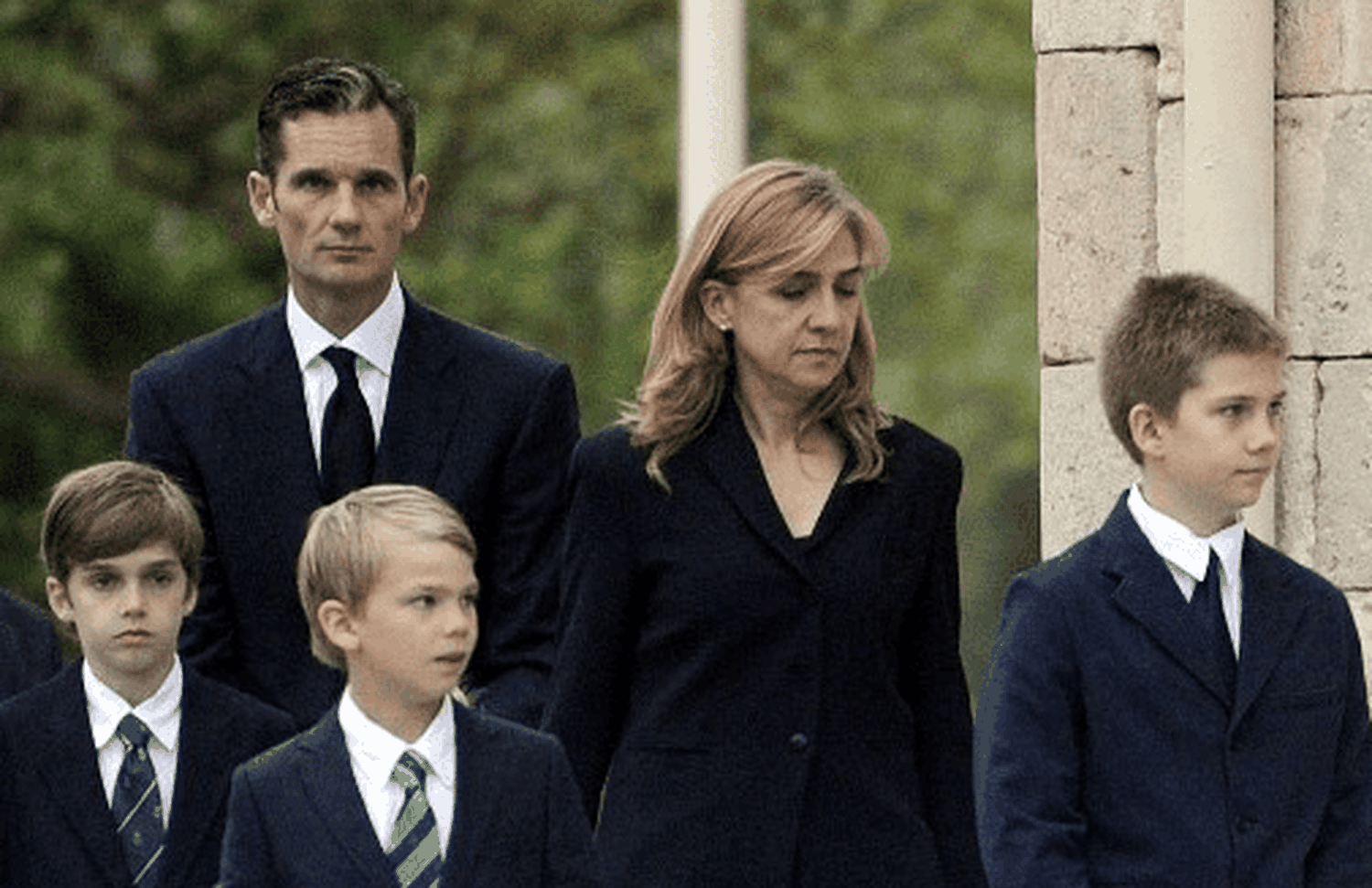 La infanta Cristina las ha pasado duras en su matrimonio. Foto AFP