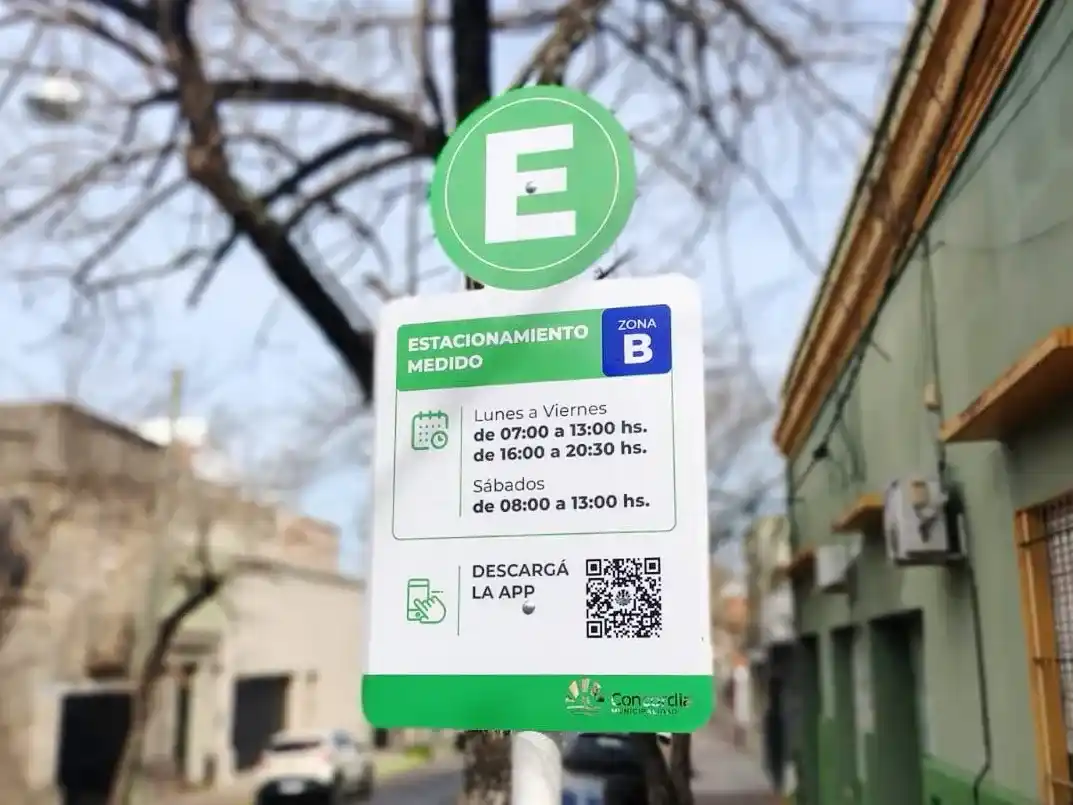 Estacionamiento medido liberado durante el fin de semana