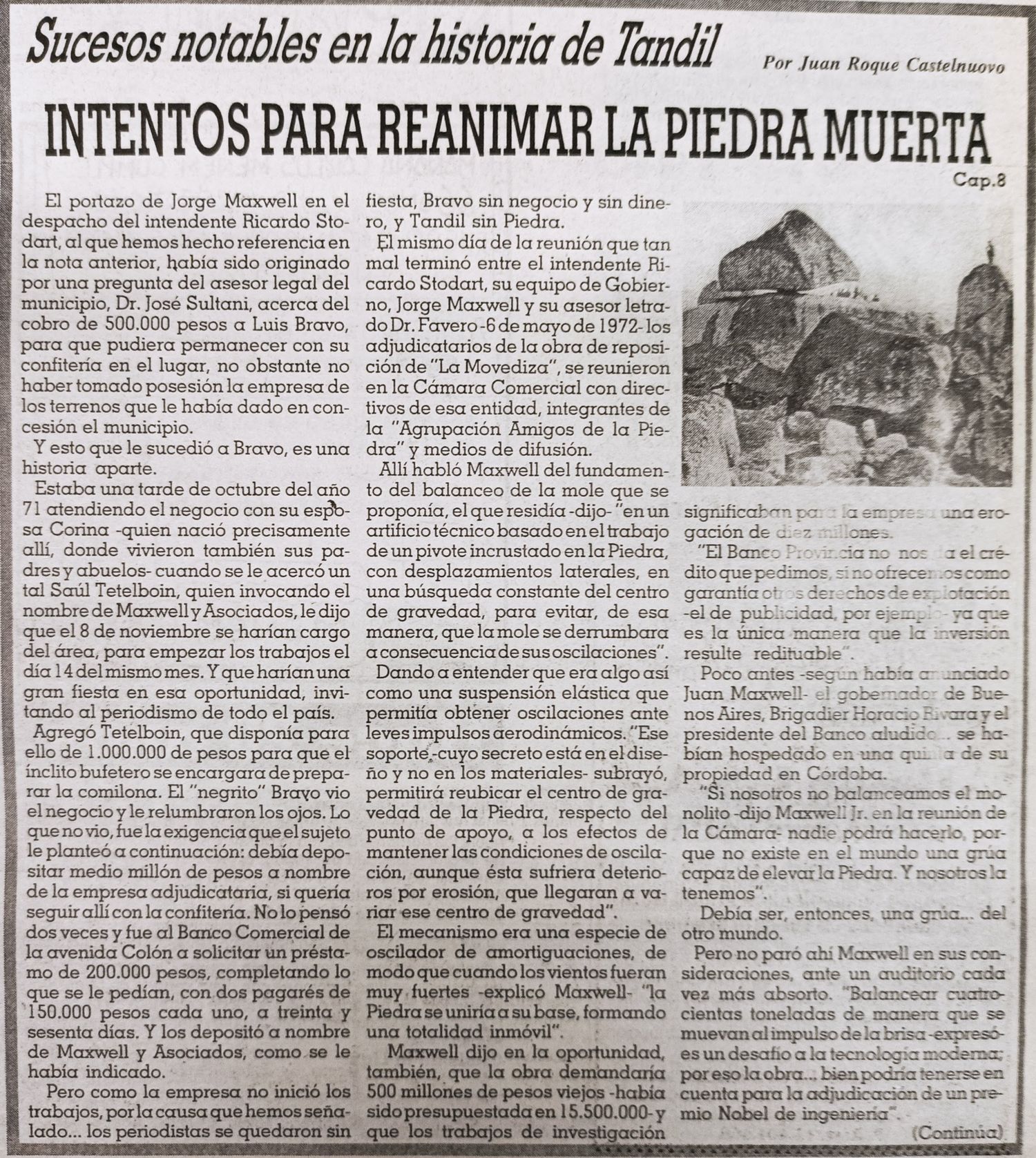 Intentos para reanimar la piedra muerta   - Cap. 8