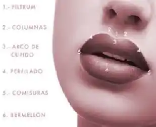 Embellecimiento labial y tratamiento del código de barras