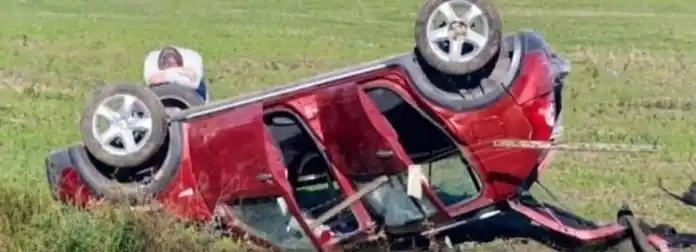 vuelco ruta provincial 70 - 2