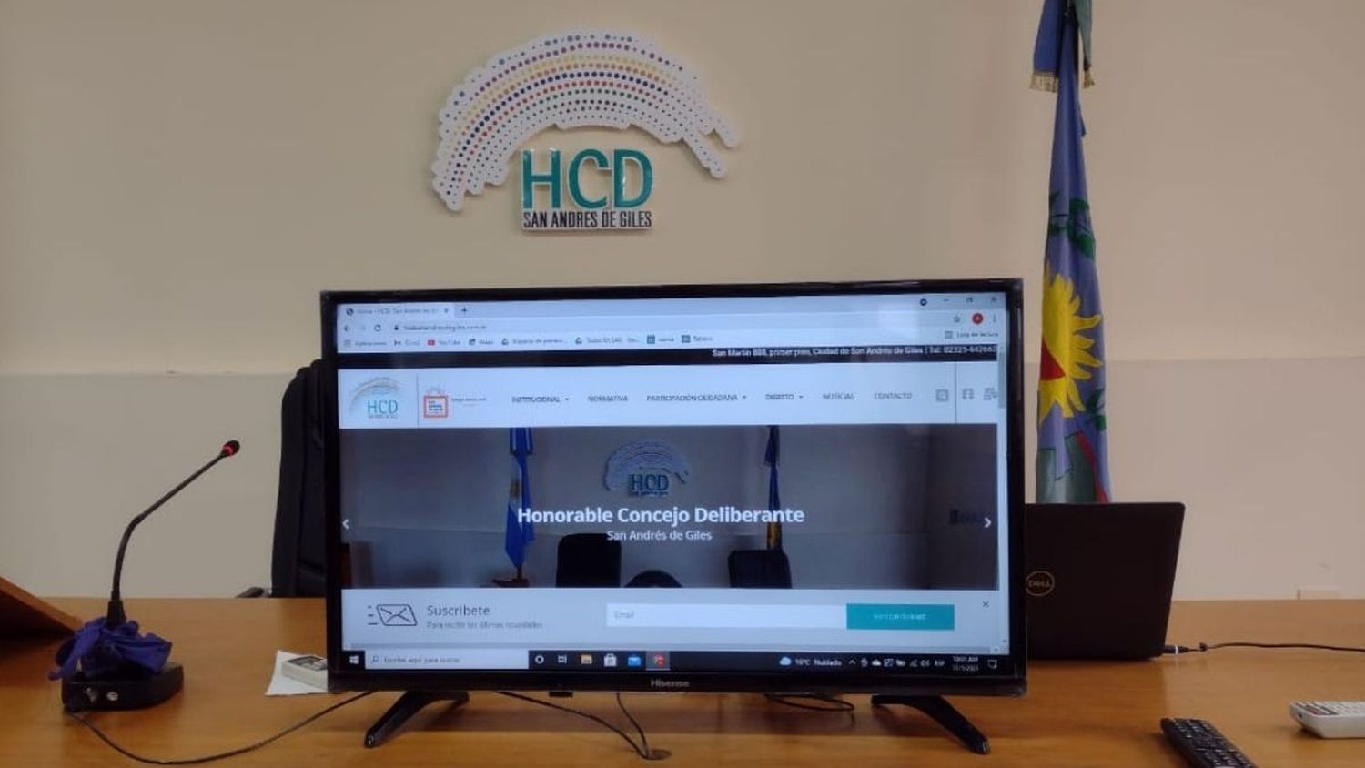 San Andrés de Giles: Honorable Concejo Deliberante presentó su página web