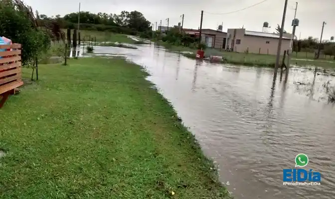 Pueblo Belgrano también sufre las consecuencias de la lluvia 