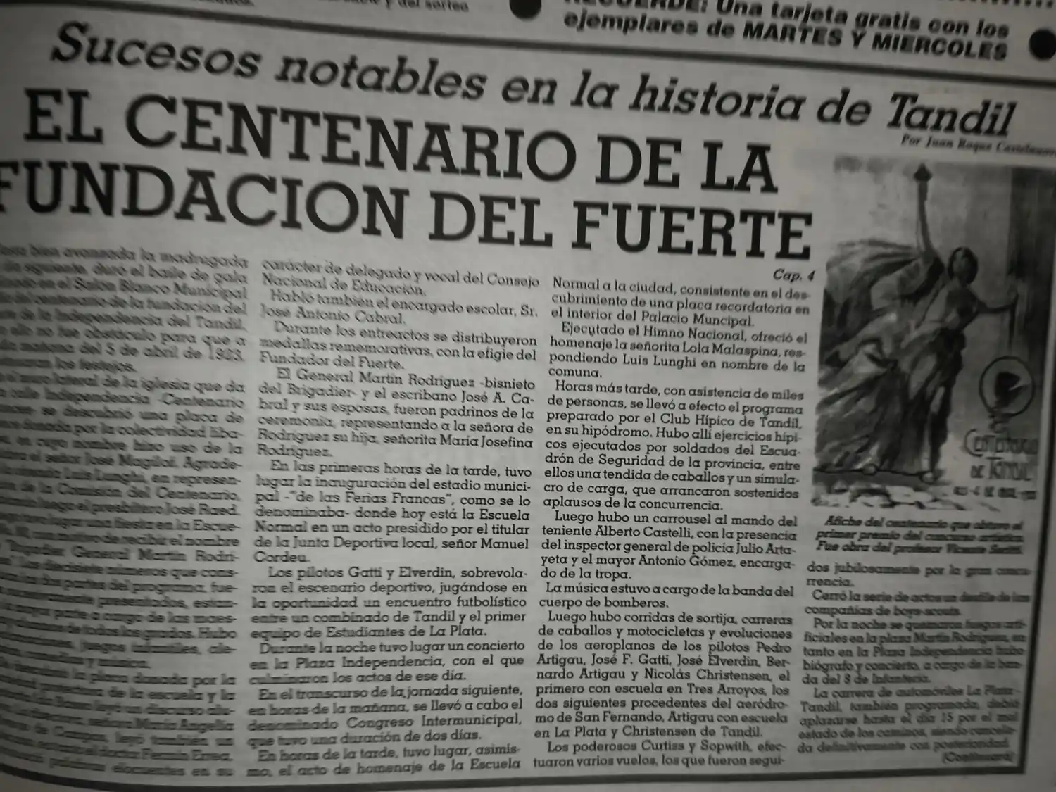 El centenario de la Fundación del Fuerte - Cap. 4.