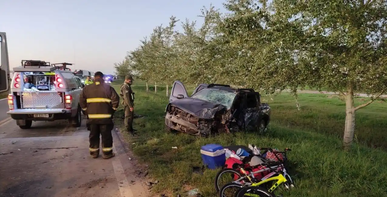Choque frontal en ruta 34, altura Monigotes