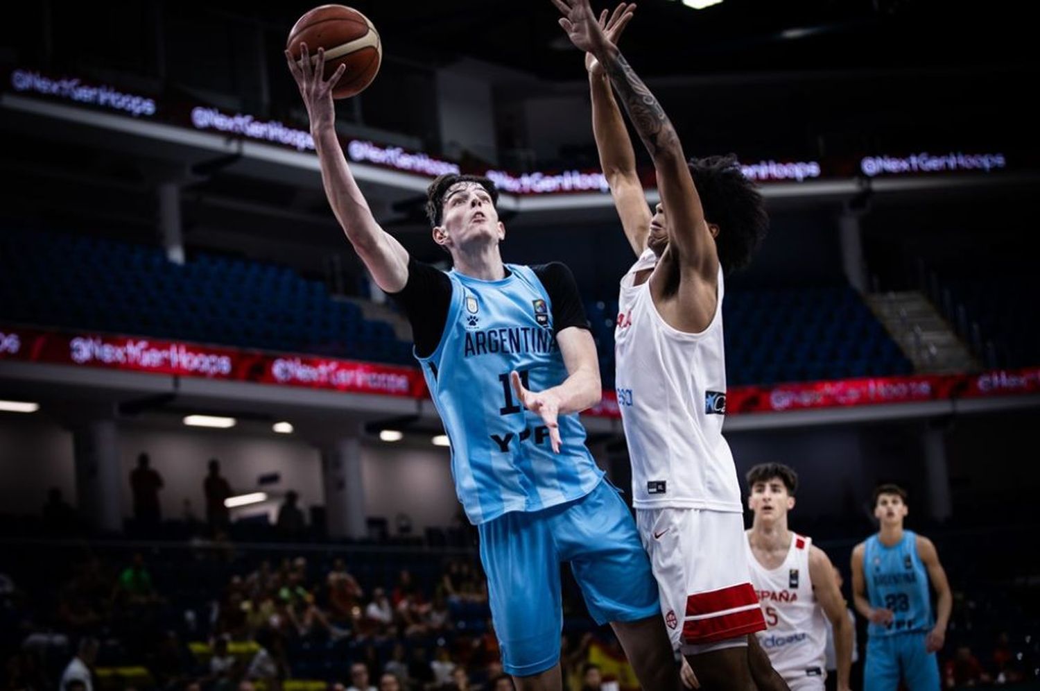 Mundial U19 de Básquet: Argentina perdió ante España en los cuartos del final
