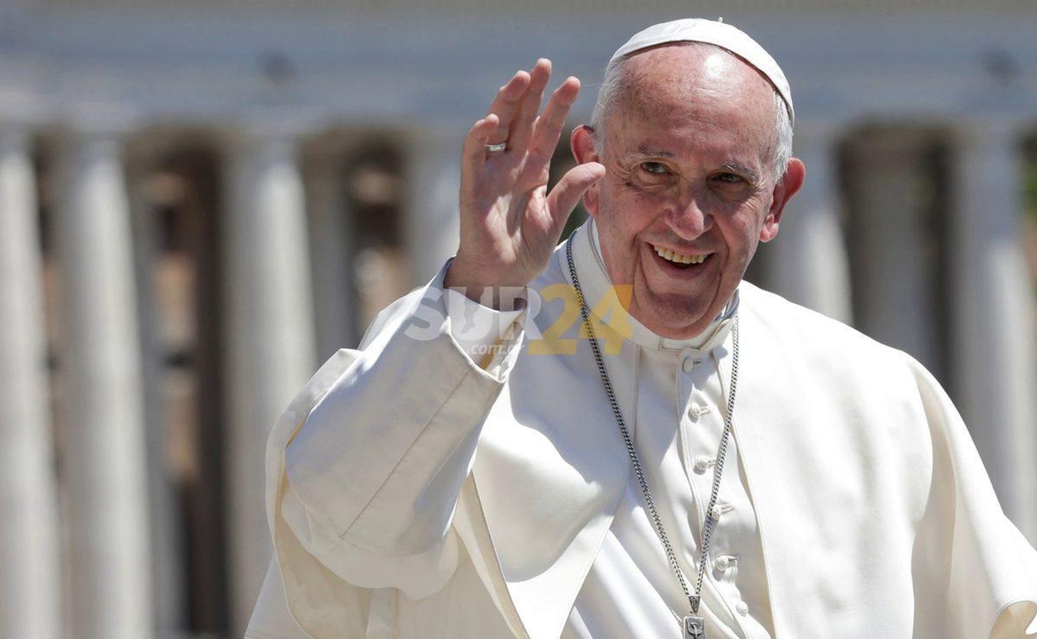 El papa Francisco jugó al metegol en la Audiencia General