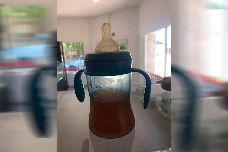 Se olvidaron la mamadera