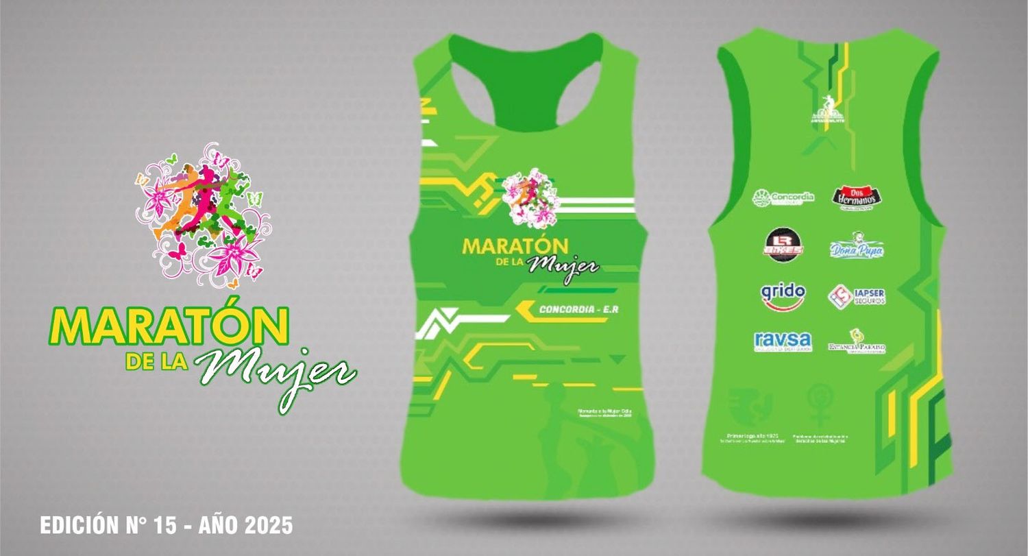 Se presentó la remera para la Maratón de la Mujer y hay nueva fecha de inscripciones