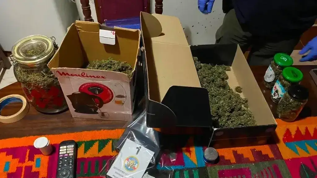 Una entrerriana fue encontrada con más de medio kilo de marihuana y terminó detenida