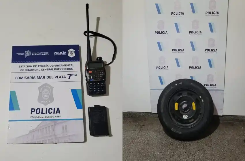 Los delincuentes fueron captados por las cámaras del COM.