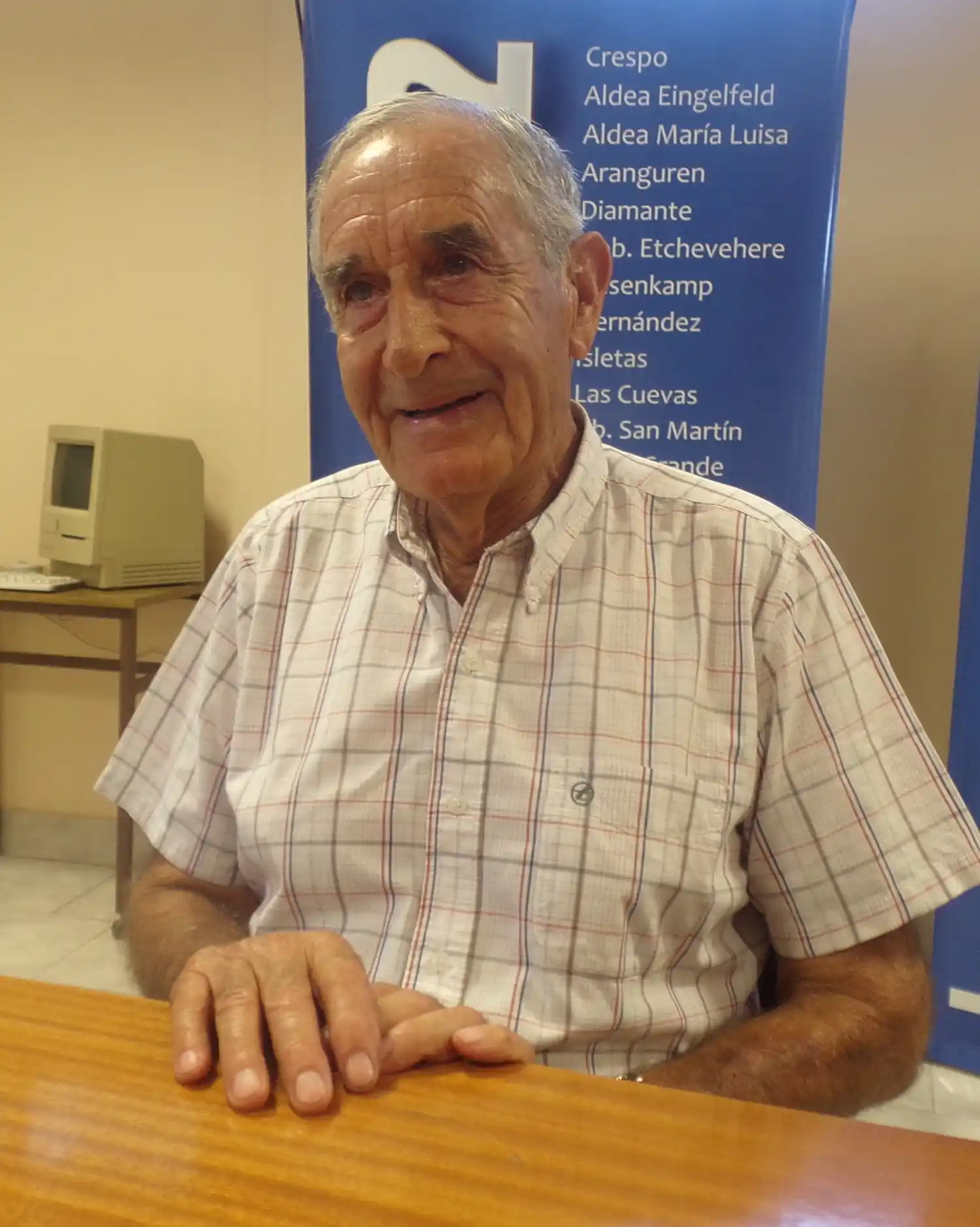 “Siempre tuve en claro que no debía hablar desde un escritorio sino desde arriba del tractor”