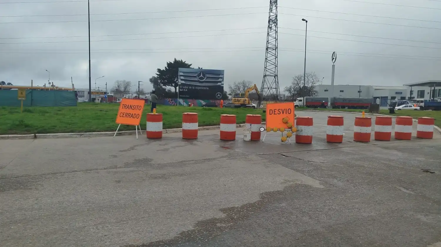 La modificación responde al inicio de los trabajos de repavimentación que la empresa concesionaria de la Ruta Nacional 226 realiza en ese sector.