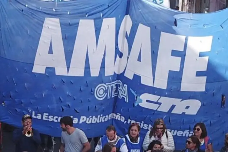AMSAFE es el único gremio estatal que rechazó la propuesta del gobierno provincial y se vienen dos semanas con paros docentes