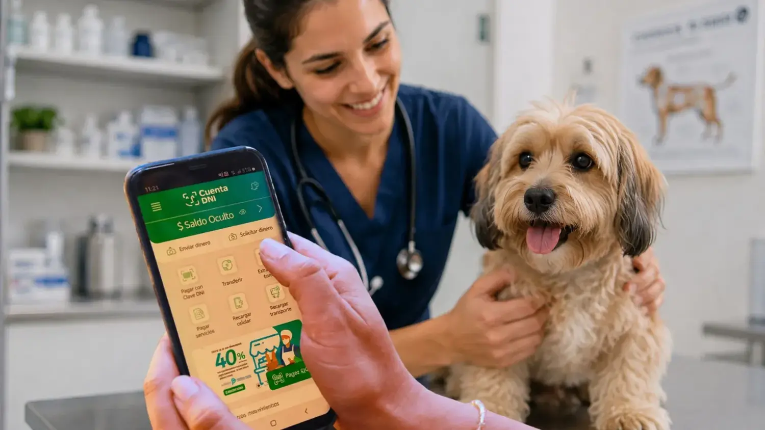 El Banco Provincia incorporó veterinarias y per shops a los beneficios de la billetera digital Cuenta DNI.