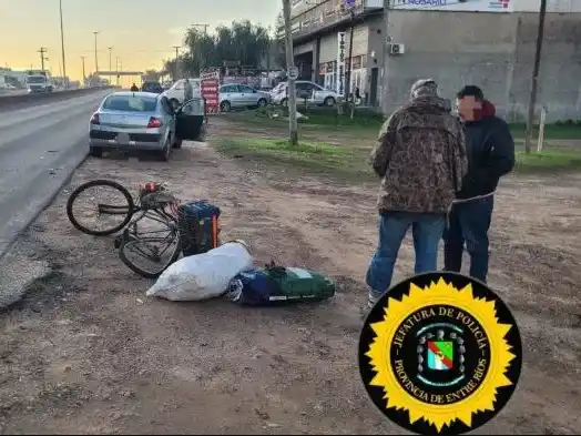 Un ciclista fue atropellado por un automovilista que no lo vio y terminó hospitalizado