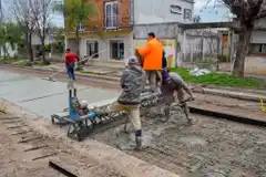 Avances en la pavimentación calle Intendente Parachú