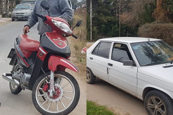 Motociclista trasladada al Hospital tras colisión con auto en Chivilcoy e Italia