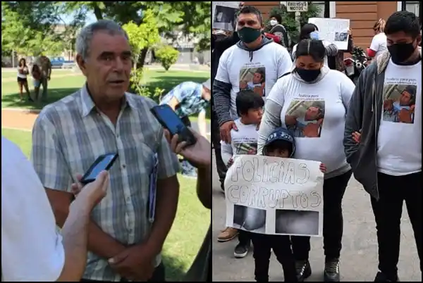 Dos familias unidas por la violencia policial: Miguel Rotela se comunicó con la esposa de Lopes García
