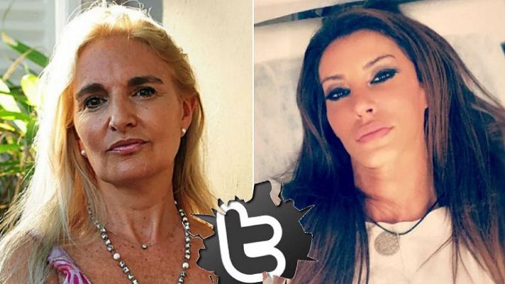 Silvia D'Auro, la ex de Rial, cruzó a Natacha Jaitt en Twitter