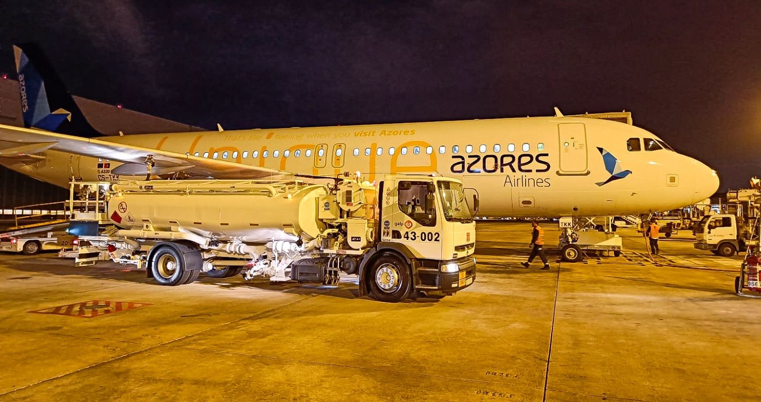 Azores Airlines completes its first flight using sustainable aviation fuel