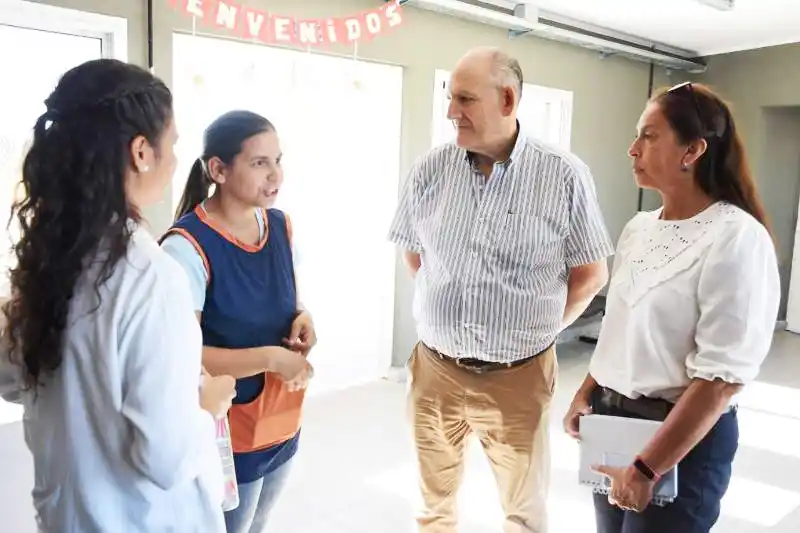 Desarrollo Social visitó el espacio de primera infancia