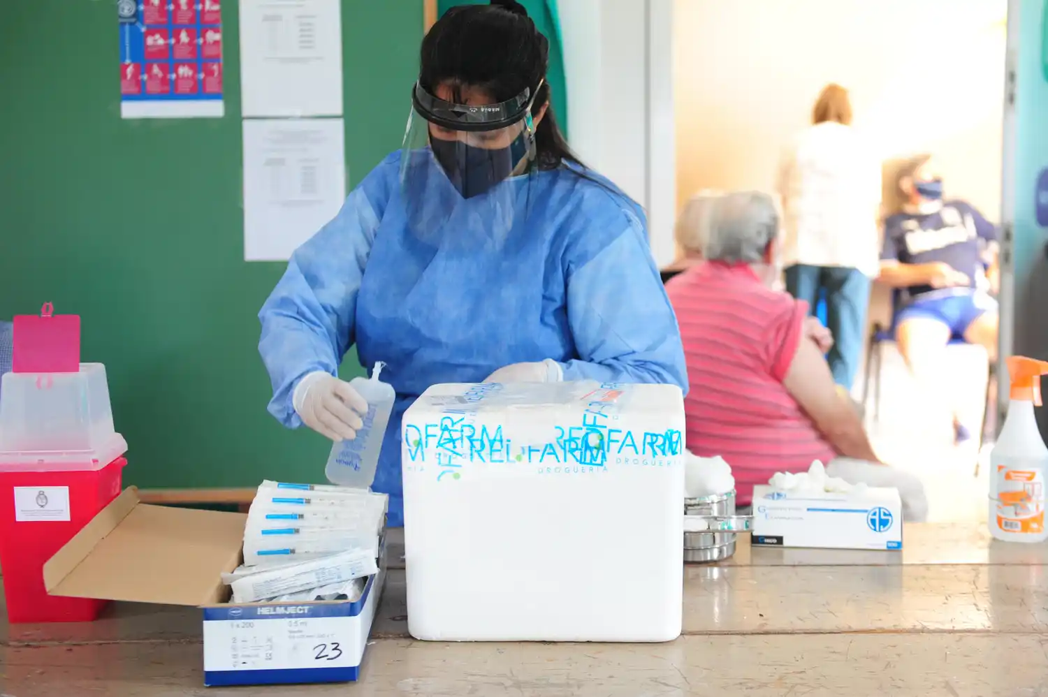 Más de la mitad de los mayores de 70 años de Pueblo Belgrano está vacunado