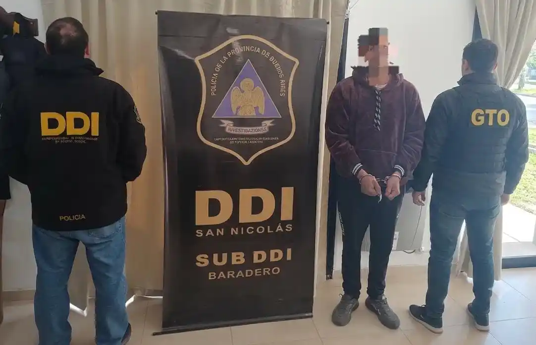 El detenido quedó a disposición de la Justicia.