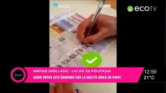 Elecciones Legislativas: Cómo se utiliza la Boleta Única de Papel