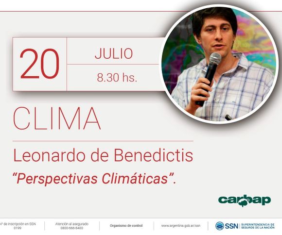 Leo de Benedictis analiza el escenario climático