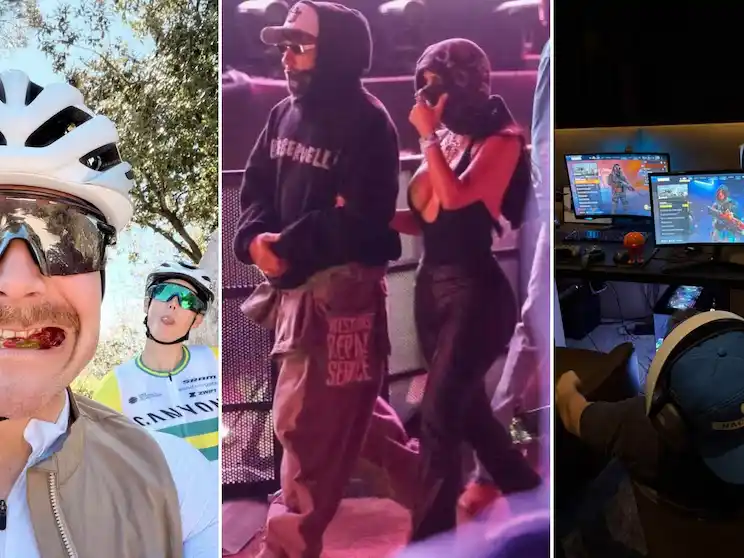 Bottas, Hamilton y Gasly . realizando diferentes actividades durante el receso d ela F1. Foto: Redes