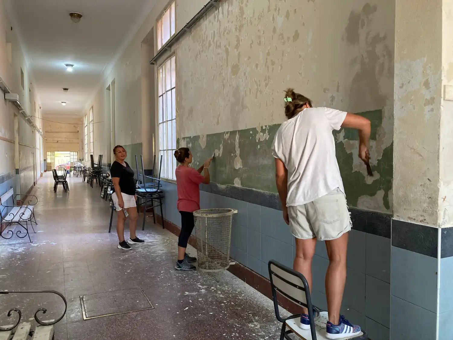 Buenas accciones. Familias y docentes colaboran.