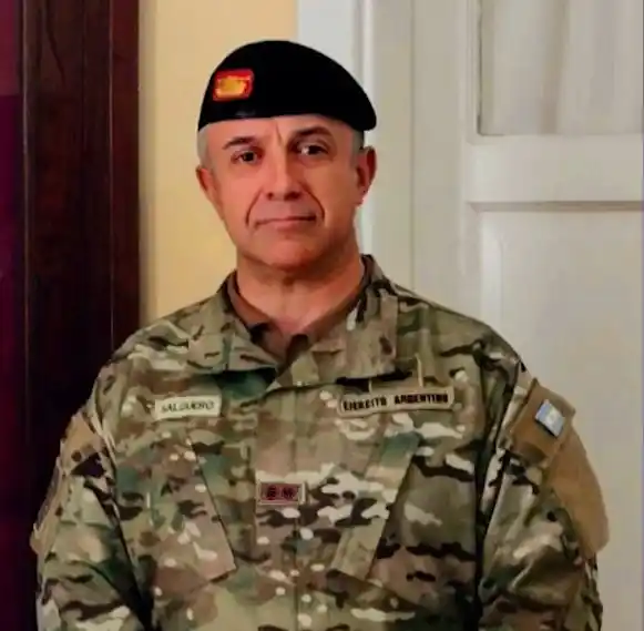 Miguel Salguero, comandante de la 1ra. Brigada Blindada.