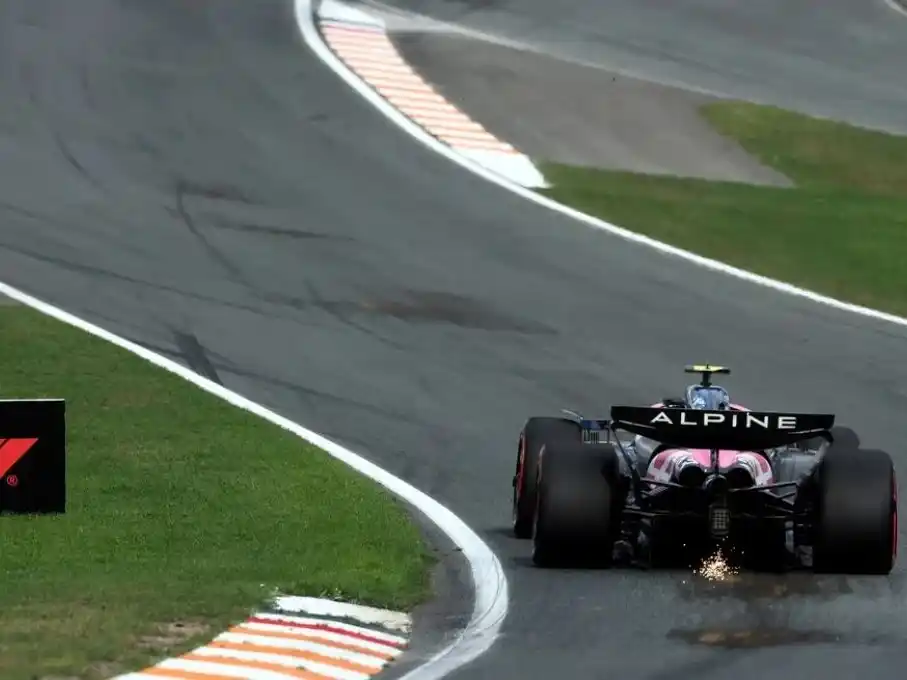 Franco Colapinto este viernes en Zandvoort. Crédito: REUTERS/Christian Hartmann