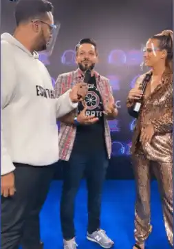 Antonio Díaz también participó en la gala. 