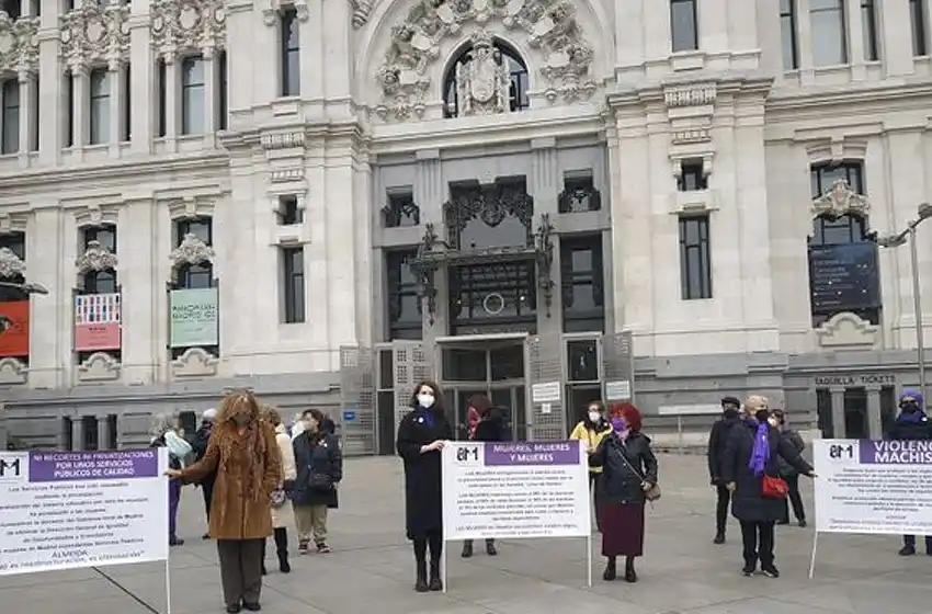 Coronavirus: prohibieron en Madrid las manifestaciones por el Día de la Mujer