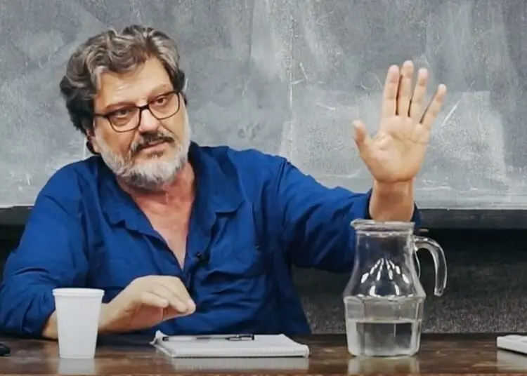 Pedro Peretti, en una visita para hablar de “Política Agraria”