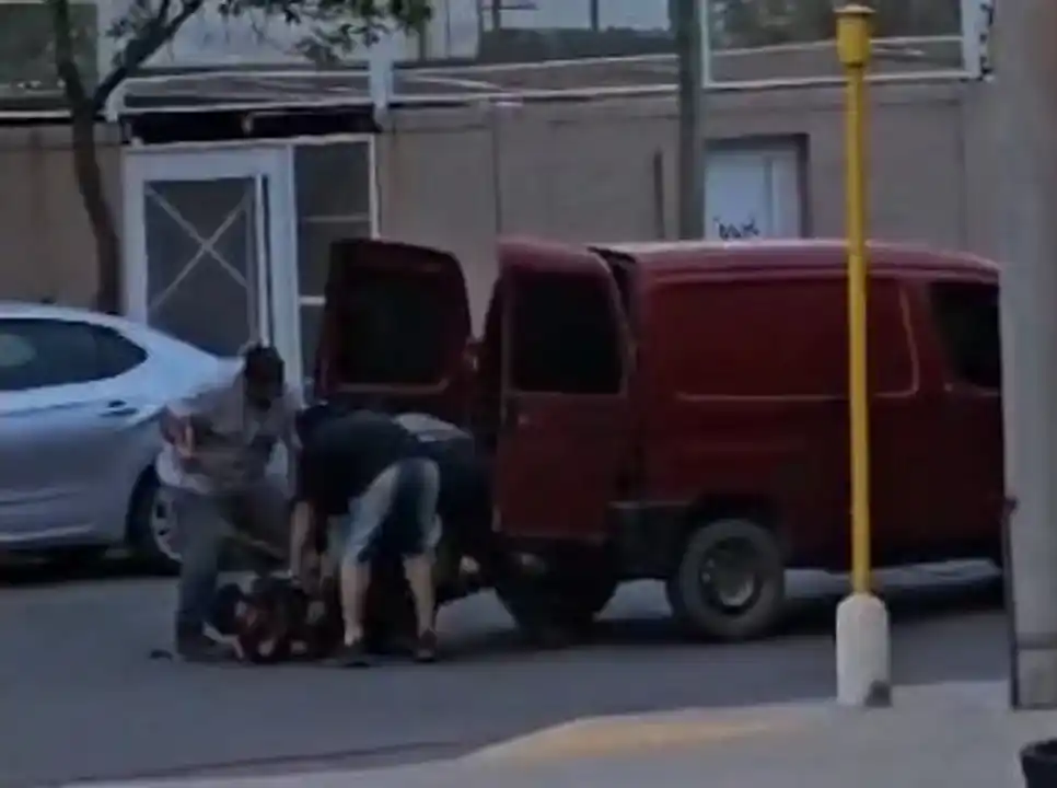 Todo quedó filmado.