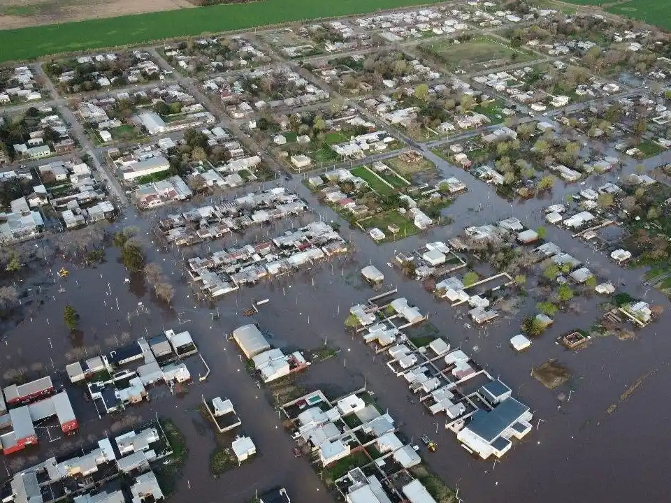 La localidad se recupera de una de las peores inundaciones de su historia.